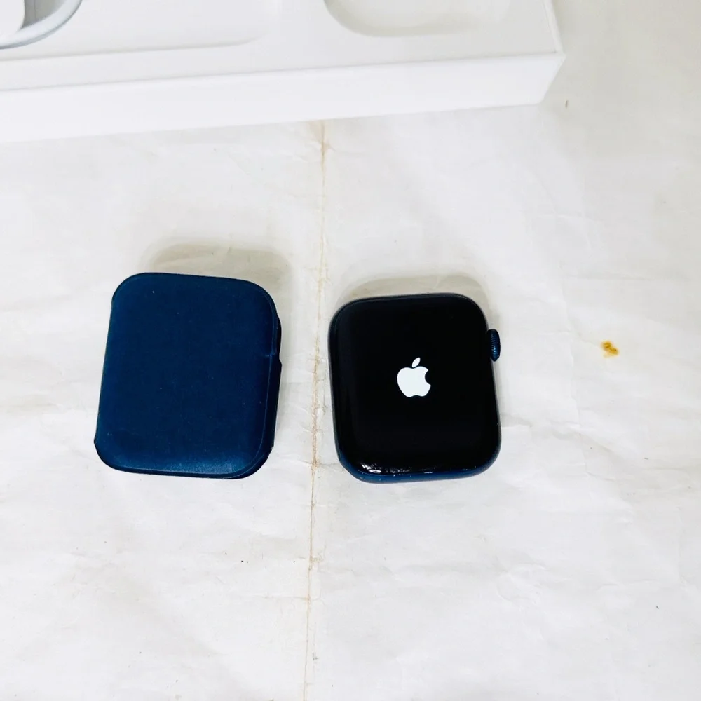 Apple Series 6 Watch Blue Aluminum Case GPS Cellular 44 MM Sport Band EUC